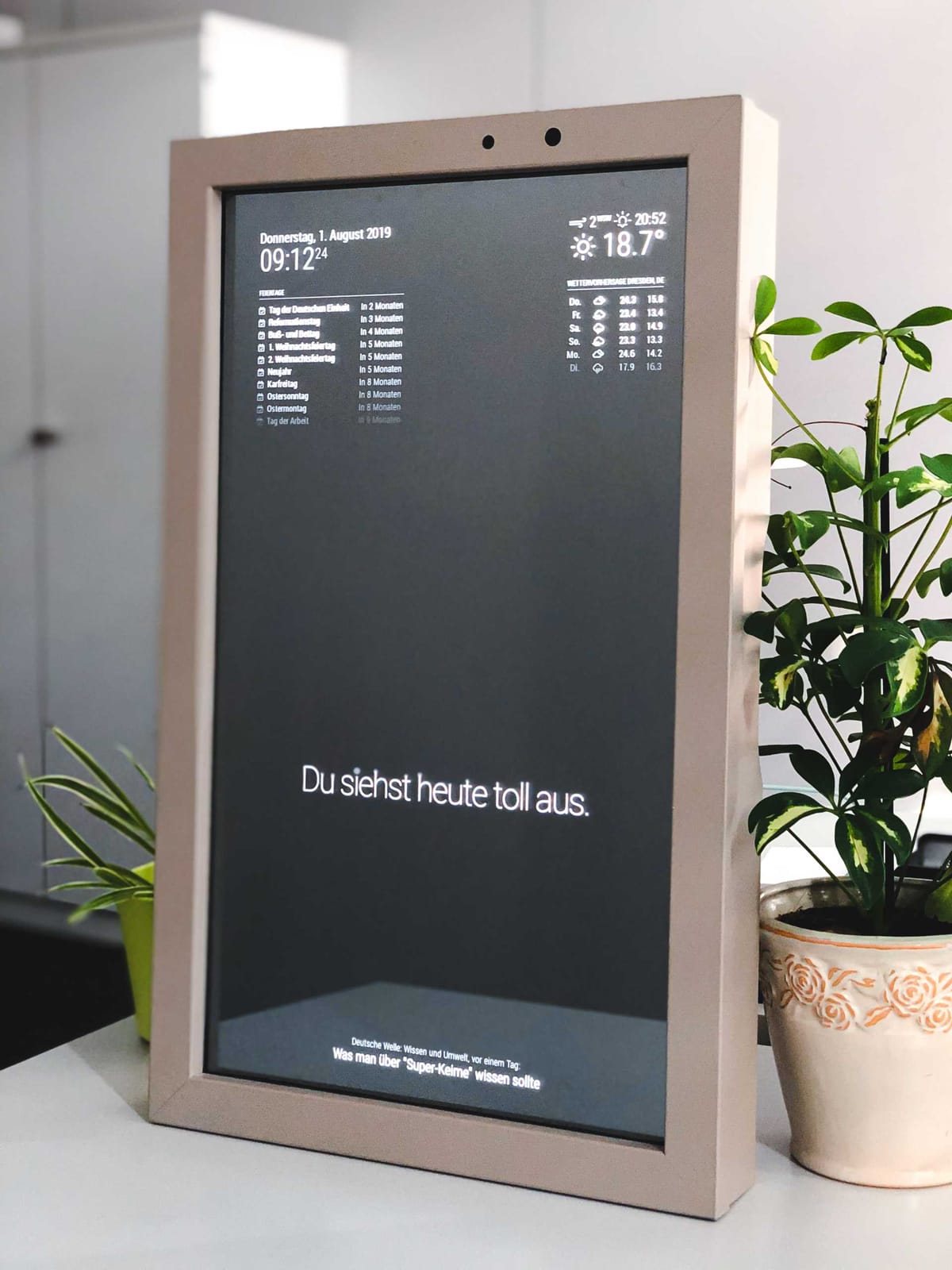 MagicMirror: Een slimme spiegel